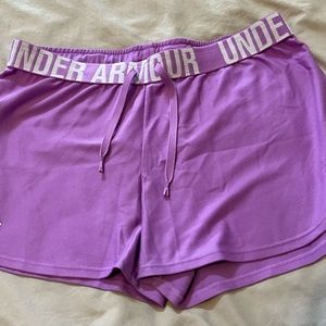 Purple Under Armor shorts